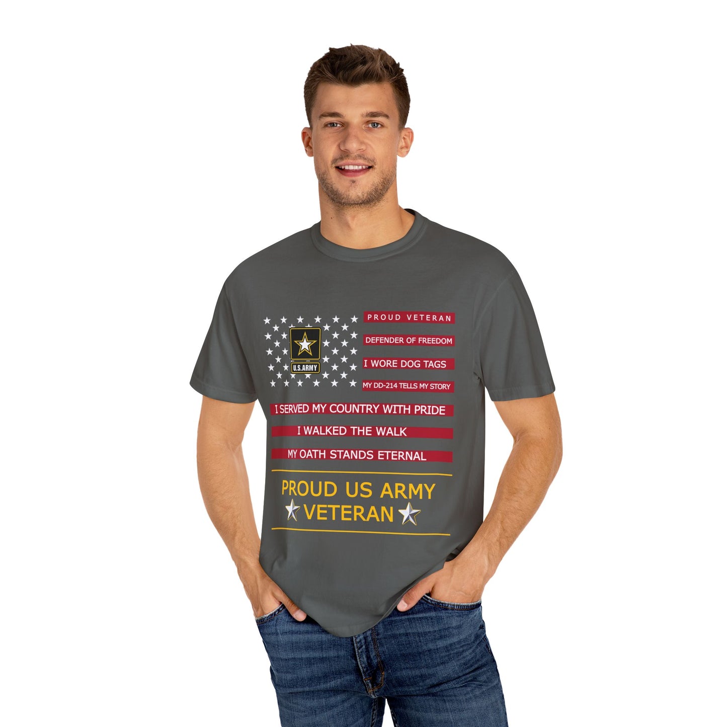 PROUD U.S. ARMY VETERAN TSHIRT