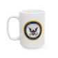 U.S. Navy Ceramic Mug, (11oz, 15oz)