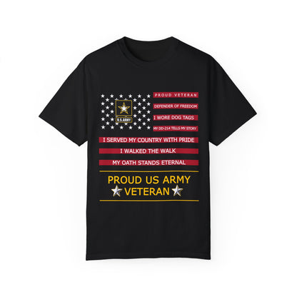 PROUD U.S. ARMY VETERAN TSHIRT