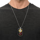 Proud US Navy Veteran-Luxury Graphic Dog Tag Necklace