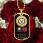 Proud US Navy Veteran-Luxury Graphic Dog Tag Necklace