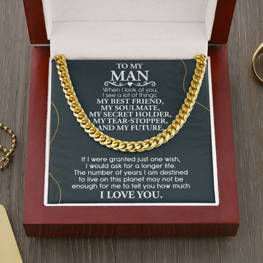 My Man-Look At You - Cuban Necklace