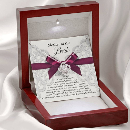 Bride's Mom-My New Mother-Love Knot Necklace