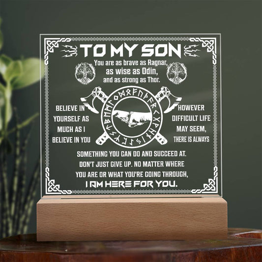 Son - I Am Here For You - Decorative Acrylic Plaque