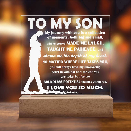 Son - A Collection Of Moments - Decorative Acrylic Plaque