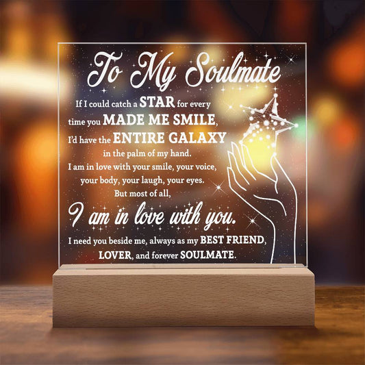 Soulmate-Beside Me- Decorative Acrylic Plaque