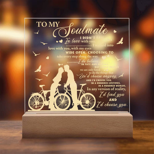 Soulmate-Fate And Destiny-Decorative Acrylic Plaque