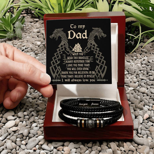 DAD - Thank You For Believing In Me - Forever Bracelet