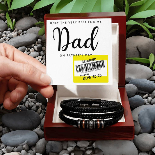 Dad-The Very Best-Forever Bracelet