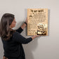 To My Wife-Love You Forever-Wall Art