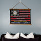 Personalized-U.S. Military Veteran Tribute-Wood Framed Wall Tapestry