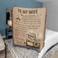 To My Wife-Love You Forever-Woven Blanket-PRICE INCLUDES FREE SHIPPING📦🚚