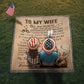 To My Wife-Love You Forever-Woven Blanket-PRICE INCLUDES FREE SHIPPING📦🚚