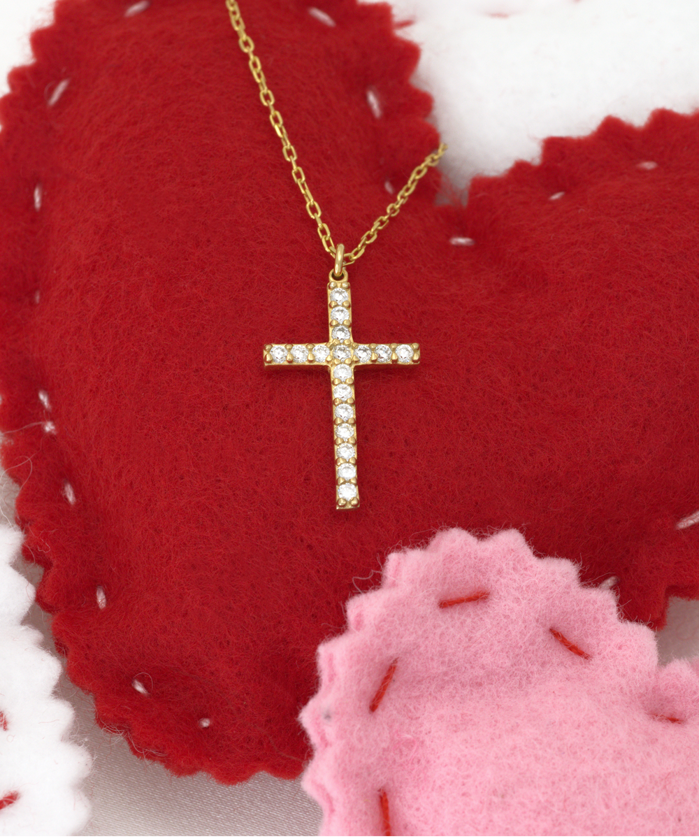 Gift For Daughter-Don't Let Your Fears Keep you From Dreaming-Gold Cross