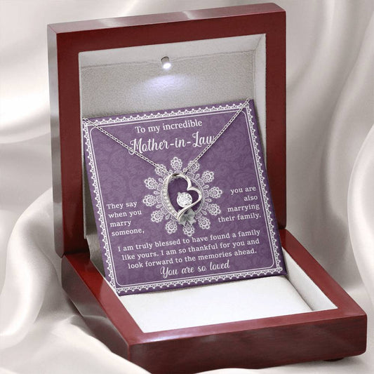 Mother-In-Law - Truly Blessed - Forever Necklace